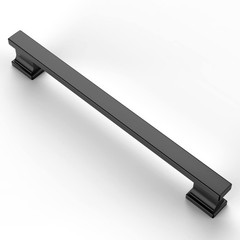 6 PCS Cabinet Handles 6.3 Inch 160mm Matte Black Drawer Pulls Cupboard Hard