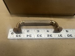 10 Pack Cabinet Pulls Knurled Round Handles NEW Lot Champagne Bronze 4.75″