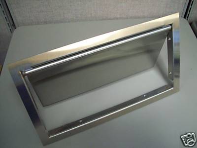 8 1/2” X 6 1/2” Trash Door, Stainless Steel