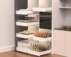 Wood Pull Out Drawer for Cabinet Fully Assembled, 20″ W x 20″W x 21″D x 4.3″H