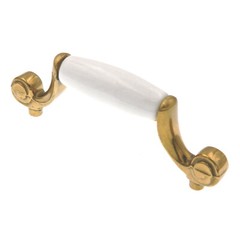 Hickory Hardware Tranquility P526-LP Lancaster Brass 3″cc Arch Cabinet Handle P