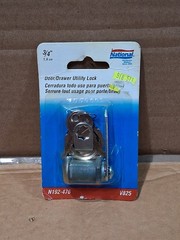 National Hardware Chrome 3/4″ Door Drawer Utility Lock With Key