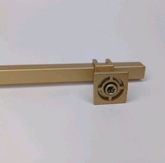 Matte Brushed Gold Tone Metal Cabinet Drawer Pulls Handle 4 Pack
