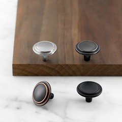 Oil Rubbed Bronze Kitchen Cabinet Round Knob Cabinet Hardware Dresser Knob
