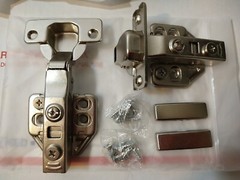 Cabinet Door Hinges 10 Pack Full Overlay 110 Degree 3D Adjustable Soft Close