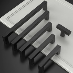 10 PCS 121/2 Inch 320mm Matte Black Cabinet Pulls Stainless Steel Drawer Pull