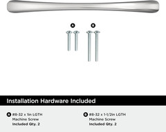 Vaile 5-1/16″ Polished Chrome Cabinet Pulls – 10 Pack
