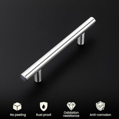 Pack Cabinet Pulls 3 Inch Handles Stainless 3in hole centers 15 Brushed Nickel