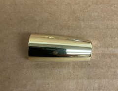 Set of Two: Polished Brass Handle Trims for H22 lever handles by Delta A22PB