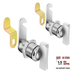 Cam Lock Thumb Operated Offset, 1-1/8” Cabinet Locks 2PCS RV 1-1/8 Inch 2Pcs