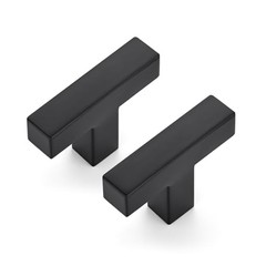 Joy Decor Single Hole Kitchen Knobs – Single Hole – Set of 2 – Black