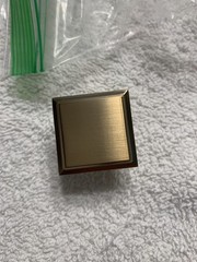 Tooloflife Stepped Square cabinet Knob ZincAlloy Scratch In Upper Corner SeePic