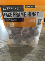 Everbilt 2 Packs Soft Close Face Frames 35mm 105-Degree 1/2 in (10 Pack Each
