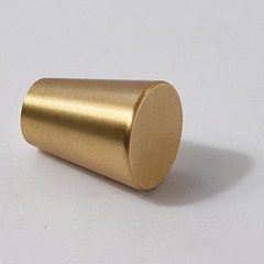 Elegant Solid Brass Handles for Cabinets 4PCS Tapered Design for Home Decor