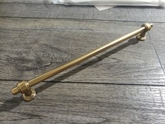 Amerdeco 10pk Champagne Bronze Cabinet Pulls 10 Inch(254mm) Hole Center ZH0069