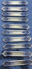 Vintage Backplate Antique Brass Finish Lot Of 10