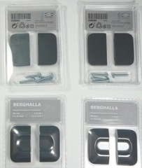 4x 2 pack Ikea BERGHALLA Handle Cabinet/Drawer Pull 2 3/16″ Gray 603.228.56 NEW