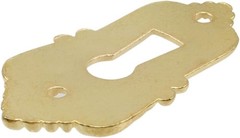 10 Pcs Gold Keyhole Zinc Alloy Keyhole Cover 1-4/5″L x 1″W Keyhole Plate for Ca