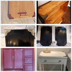 4Pcs Wood Case Chest Table Cabinet Flat Corners Bracket Protector Guard Hardware