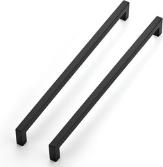 40 Pack Cabinet Handles, Black Cabinet Pulls, 12-3/5 Inch Kitchen Closet Handles