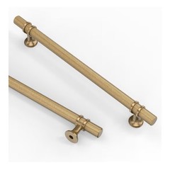 Asidrama 10 Pack 7.5″ Champagne Bronze Cabinet Pulls Knurled Handles