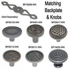 10 Pack BP53017-WN  Weathered Nickel 1 1/4″ Cabinet Knob Pull Amerock Allison