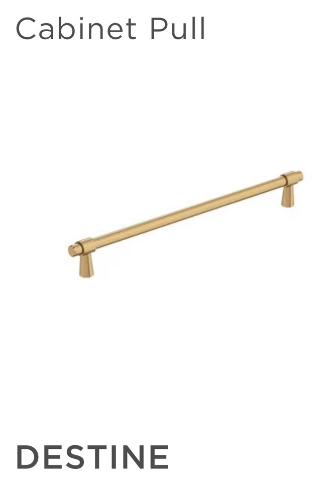 Lot 2 Amerock Destine Cabinet Pull 224mm 8-13/16” Champagne Bronze BP36861CZ