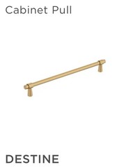 Lot 2 Amerock Destine Cabinet Pull 224mm 8-13/16” Champagne Bronze BP36861CZ