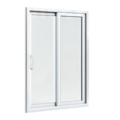 C 1113 Diecast Outside Sliding Patio Door Pull, White Finish, Single Pack