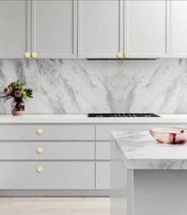 Asidrama 10 Pack Brushed Brass Kitchen Cabinet Knobs Dresser Knobs Drawer Knobs