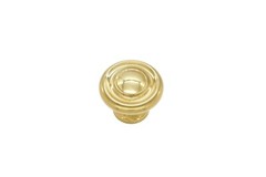 Antique Furniture Drawer Knob Boat Cabinet Knob Art Deco Solid Brass Knob 1-1/4