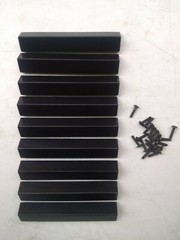 Set Of 9 Cabinet Dresser Drawer Handles with Screws for Restoration