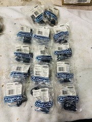 14 AMEROCK Euro Stone Square Knob BP4484-WID CABINET KNOB Wrought Iron Dark NEW