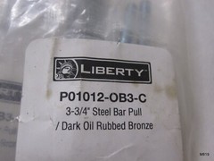 13 Qty Liberty Po1012-OB3-C 3-3/4″ Steel Bar Pull / Dark Oil Rubbed Bronze