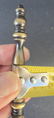 10 Vtg Amerock Cabinet Drawer Handle Pulls Brass w/ screws See Photos