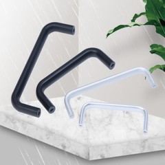 Kitchen Cupboard Cabinet Bar Door Handle Brushed Aluminum Alloy Handles Hardware