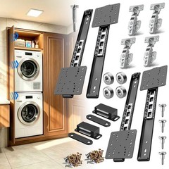 Hanwosi Pocket Door Slide 14inch, 4 PCS Pocket Door Hardware Soft Close, Pocket