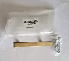 10 Brushed Brass Probrico Cabinet Pulls 2.5″ (64mm) Hole Centers 3-19/20″ length