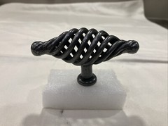 Oval Birdcage Twist Cabinet Knob -Lot of 6 – Handmade In Germany