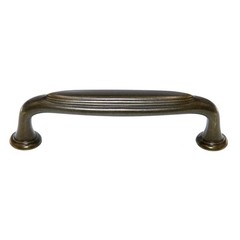 Amerock Mulholland Rustic Brass 3 3/4″ (96mm) Ctr Cabinet Pull Handle BP53034-R3