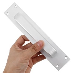 2Pcs Durable Aluminum Barn Door Handles Ergonomic Sliding Closet Pulls