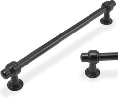 10 Pack 7.5 Inch(192Mm) Matte Black Kitchen Cabinet Handles Cabinet Pulls Black