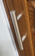 Lot of 18 New Silver Brushed Stanless T Bar Cabnet Drawer Pulls Knobs