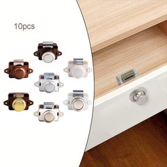 10PCS Practical Push Button Lock 7.8*4.55*4.4cm Accessories Replacement