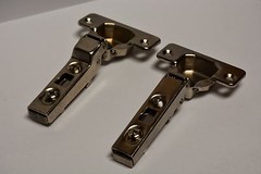 Cabinet CLIP-ON Concealed EURO HINGE for Frameless Cabinets 110 deg 24 PACK