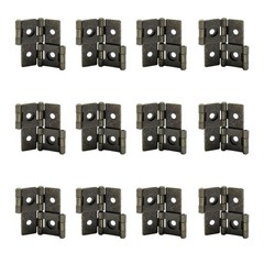 2Inch Retro Style Folding Double Acting Screen Hinge Bronze Tone 12 PCS