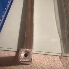 (1PC) 11-5/16 Inch Kitchen Square Cabinet Handles Satin Nickel Pulls