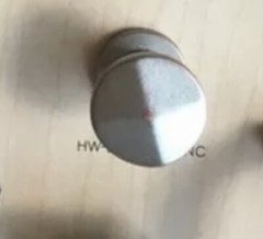 Amerock Highland Ridge 1-3/16 in. Dia Golden Champagne Round Cabinet Knob