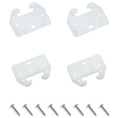 FDXGYH 10 Pcs Plastic Drawer Guides Drawer Track Guides Drawer Rail for Dressers