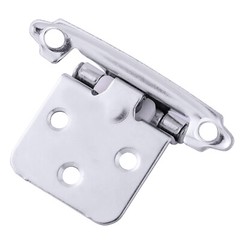 50X Overlay Self Closing Face Mount Cupboard Door Hinge Kitchen Cabinet Hinges